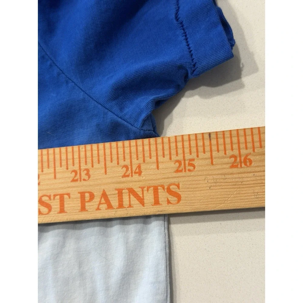 Polo Ralph Lauren Classic Fit Dip Dye T-Shirt Blue Orange Mens XL